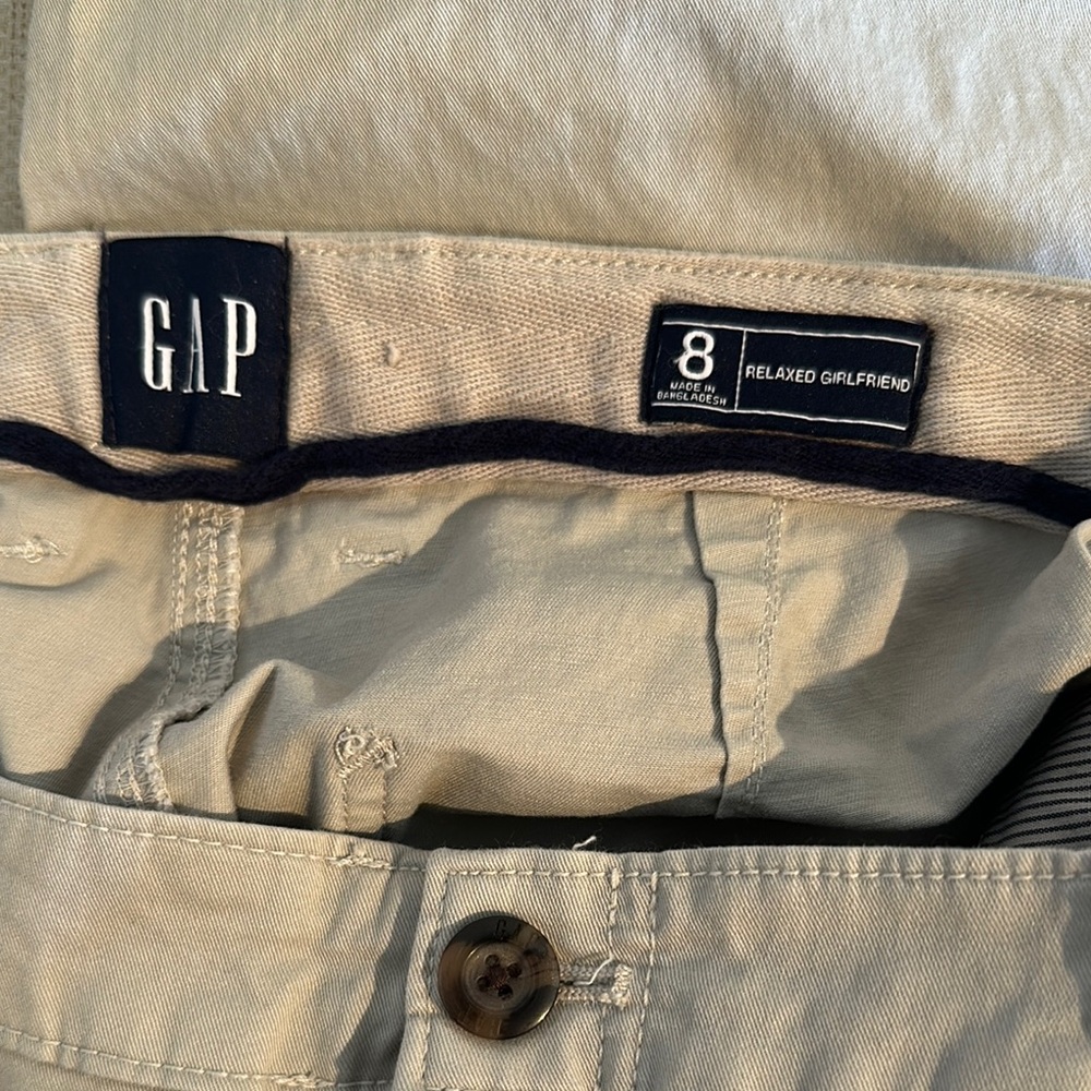 GAP Tan Straight Leg Pants